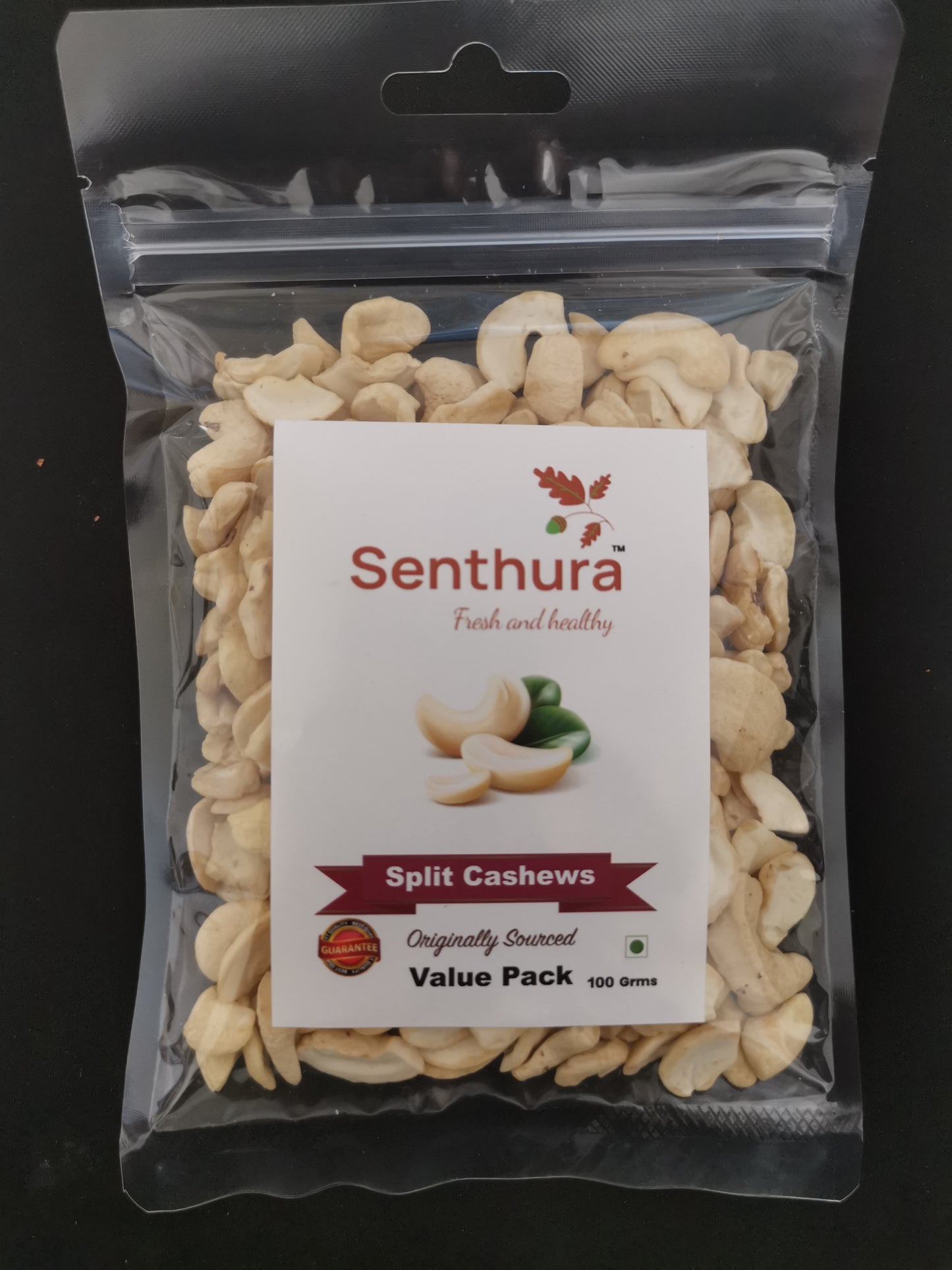 Split cashews