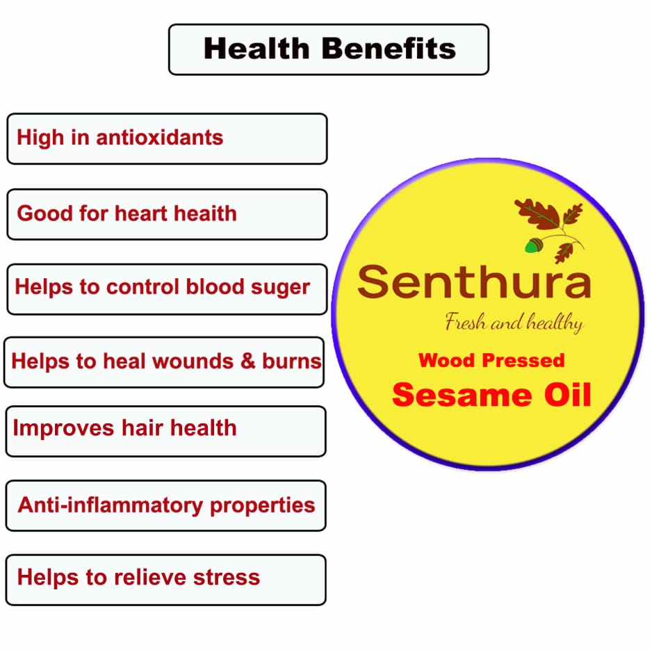 100% Wood pressed Organic Sesame Oil